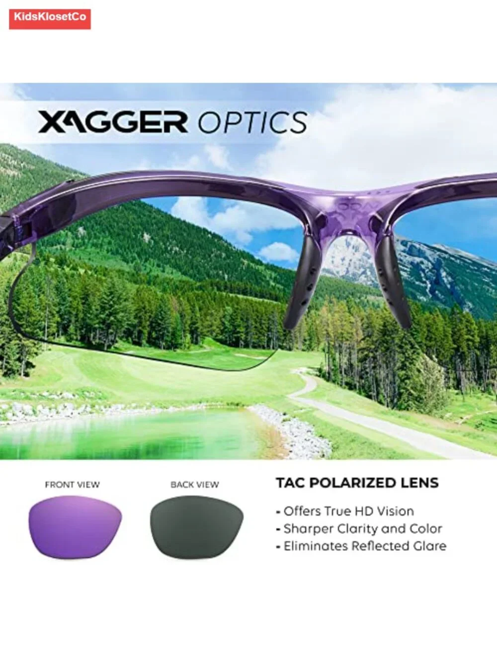 Kids Youth Polarized Sports Sunglasses TR90 Frame Baseball Softball